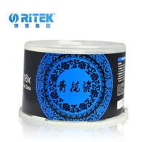 Ritek/DVD-R Диск гравировки 16x DVD-R DISC DVD Blank Plate 4.7G 50 кусочков видео дисков DVD