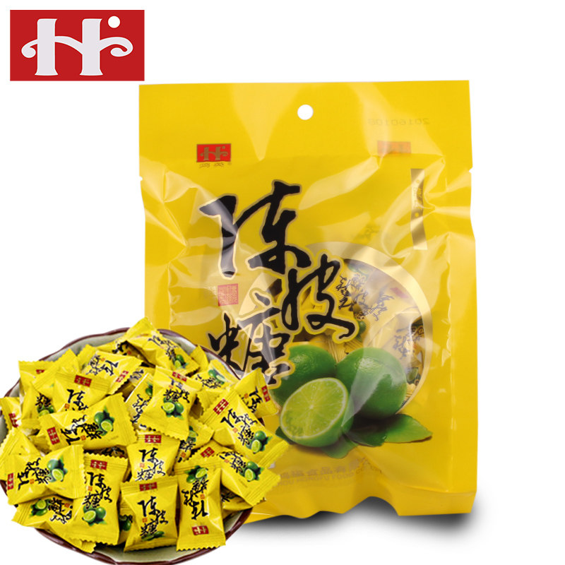 【天猫超市】鸿英 陈皮糖100g 喜糖酸甜硬糖水果糖 怀旧休闲零食#