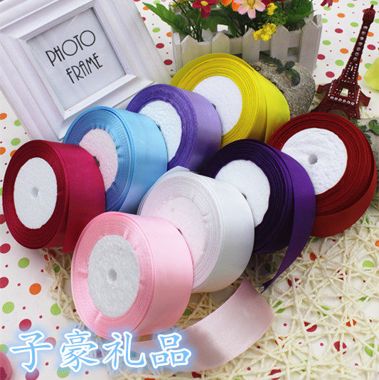 4cm silk ribbon satin ribbon ribbon colored with webbing bridal bridal Chair Back Butterfly Knot with gift wrapping wide