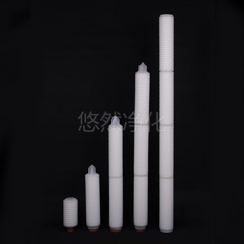 Sulfonated polyethersulfone PES folding filter core 40 inch terminal sterilization 0.1 0.20.45 microns can be customized