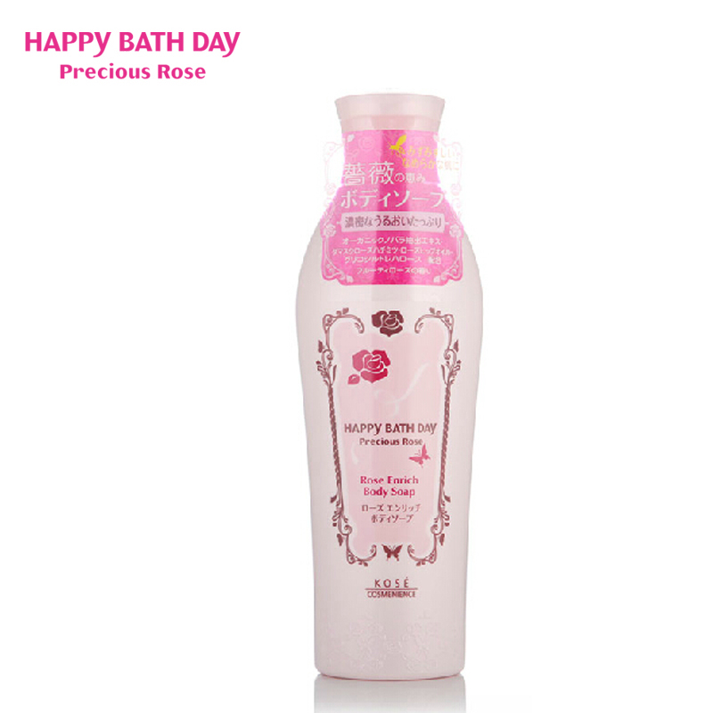 高丝 HappyBathDay蔷薇甜心沐浴乳300ml 持久淡香 保湿滋润 正品