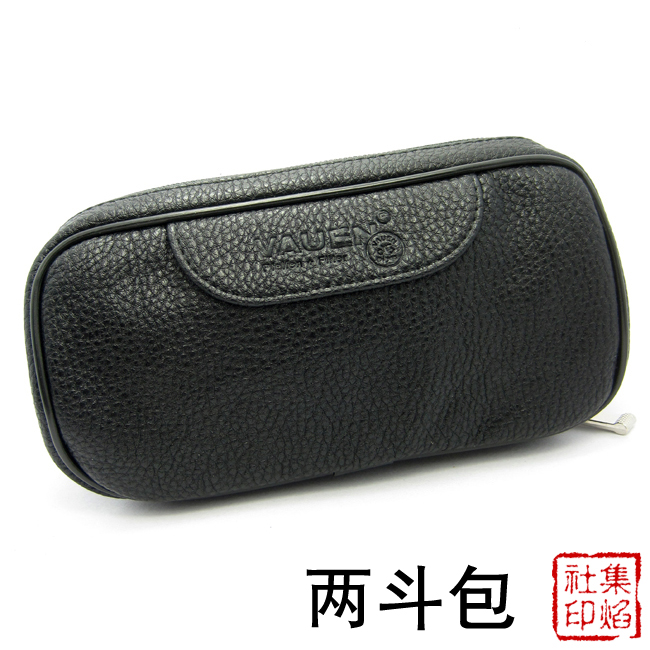 Portable Tobacco Bag Pipe Bag Tobacco Bag 2 Pipe Bags Portable Tobacco Storage Bag (Lychee Pattern)