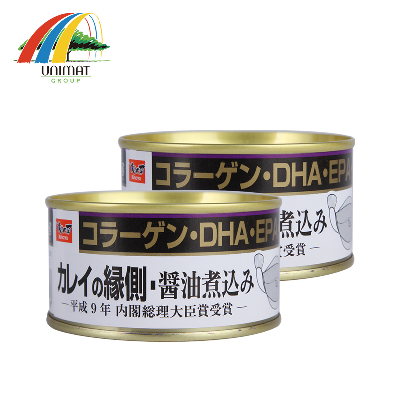 日本发木の屋石巻水産海产酱油炖鲽鱼罐头 速食即食食品 170g 2盒