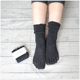 Mùa thu và mùa đông Nhật Bản vớ năm ngón tay nữ cotton khử mùi kháng khuẩn phụ nữ mang thai miệng lỏng ống đen sợi tre vớ vớ tất Vớ sợi tre