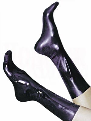 Latex socks, latex short socks, latex tight socks, latex ankle socks are available in a wide range of colors