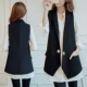 Suit vest nữ mùa xuân và mùa thu ngắn phiên bản Hàn Quốc 2018 mới Kiểu dáng tay áo rộng thoải mái và mỏng manh áo kiểu nữ đẹp 2021 Áo vest