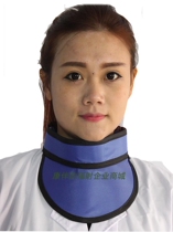 Lead bib doctor patient X-ray CT room dental Particles implanted thyroid protective collar manufacturers