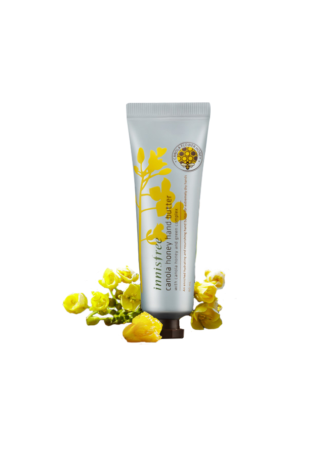 innisfree/悦诗风吟济州岛油菜花蜜护手霜 50ml  滋润补水保湿