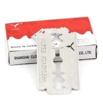 Claude 74 blade stainless steel shave razor blade double-sided blade 10-piece hair shaving knife