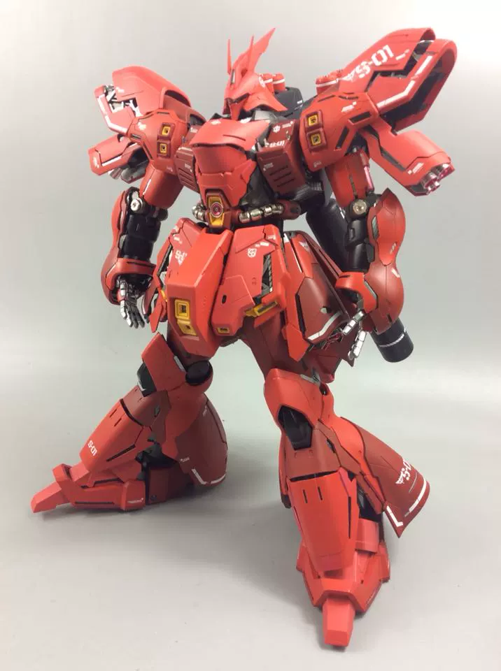 Bandai mg Gundam Sazabi Kasha Xia Zeon mô hình thành phẩm phong cảnh sơn OEM món quà tùy chỉnh riêng - Gundam / Mech Model / Robot / Transformers