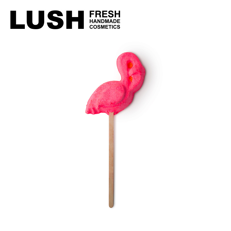 LUSH岚舒 英国正品粉红之翼泡泡浴芭 泡澡浴芭 水果滋润沐浴