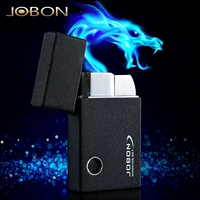 Jobon Zhongbang bơm hơi gió nhẹ bật lửa mở lạ lạ sáng tạo xì gà cá tính bật lửa zippo