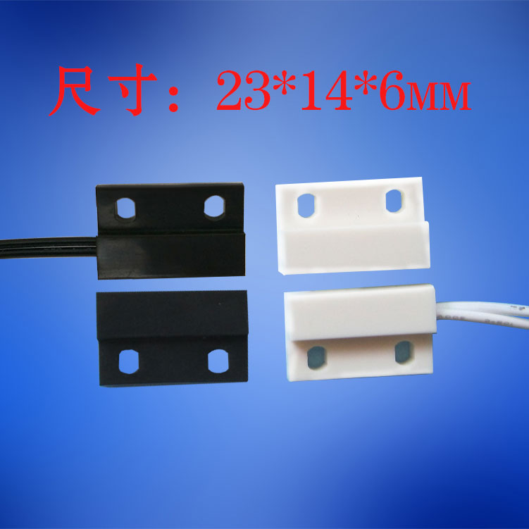 MC-18A wired door magnetic switch Small door magnetic proximity switch 23*14*6 5mm magnetic induction door magnetic