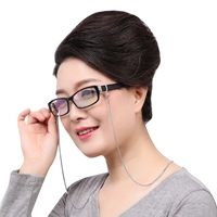 Thép titan Hàn Quốc cho người già đọc kính râm cận thị chống trượt kính chống mất dây xích treo cổ - Kính râm kính mắt mèo