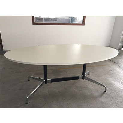 Oval Table Classic Modern Office Conference Reception Desk Ims Vitra Eames Herma Miller