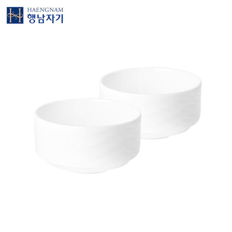 HAENGNAM Han Guoxing south China wave 4 inch bowl 2 only glair ipads porcelain tableware suit