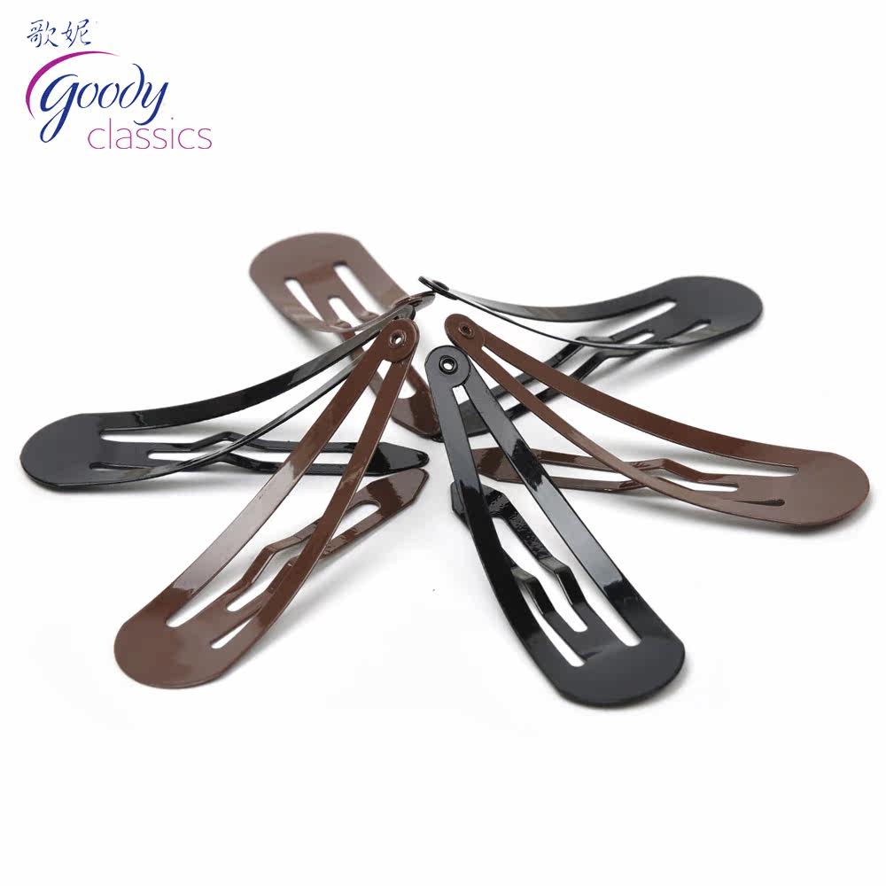 Goody/歌妮正品 美国发饰 发夹 边夹 水滴夹 刘海夹 对夹6个 大号