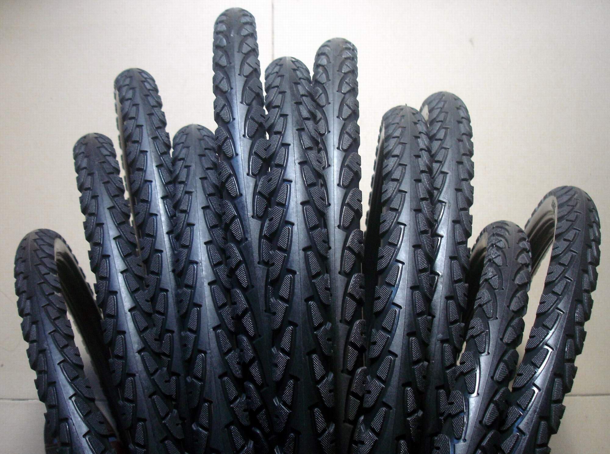 26 inch mountain bike solid tire bike tire free inflatable trike tire 24 26*1.95 2.125 1.5