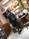 Ve áo cổ áo bằng sáng chế da đường phố đầu máy quần áo cotton nữ áo khoác lỏng màu đen thời trang dây kéo ngắn xuống áo bông thủy triều áo phao siêu nhẹ uniqlo nữ Bông