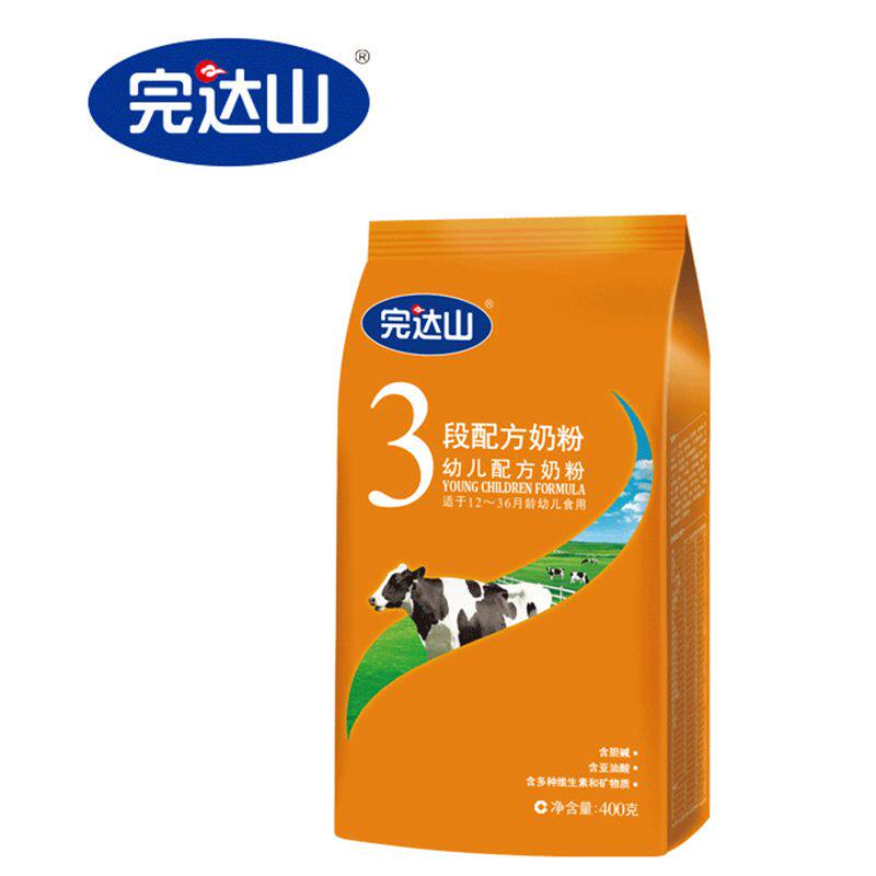 【苏宁易购】完达山幼儿配方奶粉3段（1-3岁适用）400g*1袋装