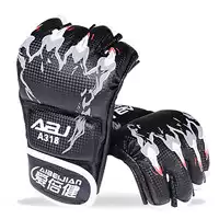 Găng tay đấm bốc Sanda chiến đấu Găng tay Taekwondo Võ thuật luyện tập bao cát Găng tay găng tay Leaky Tiger mua bao cát tập võ