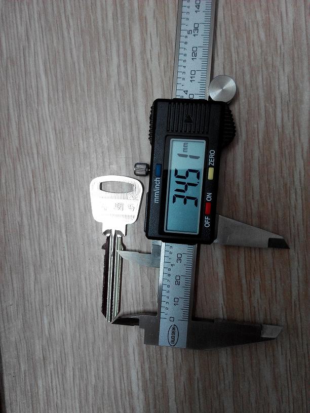 Special key Ma key embryo Shop roll gate door lock key mold with horizontal key machine replication