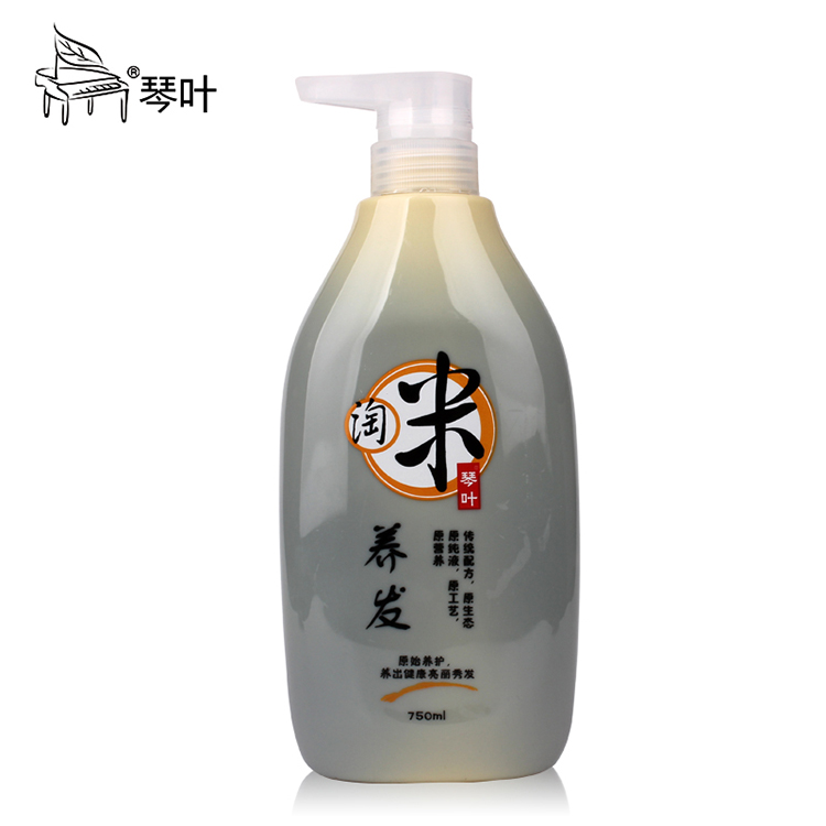 琴叶淘米水黑米酸养发乳750ml/350ml控油去油洗发水