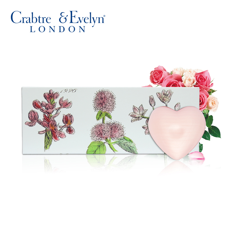 Crabtree & Evelyn/瑰珀翠瑰柏翠玫瑰之心嫩肤皂60g*3 缓解干燥