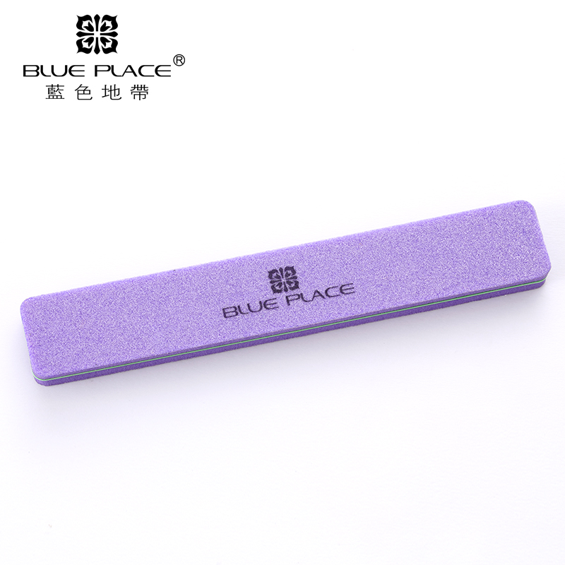 Blueplace/蓝色地带海绵磨砂条修甲美甲挫打磨甲面指甲海绵细砂条