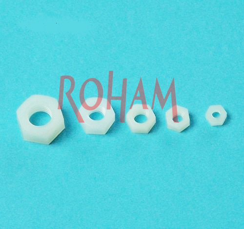 100 nylon hexagonal nut plastic locking screw cap plastic nut M2 2 5 3 4 5 6 8 10 12