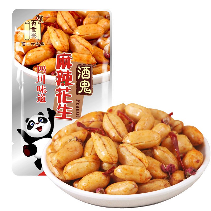 【天猫超市】百世兴酒鬼花生米麻辣味20克 四川特产零食