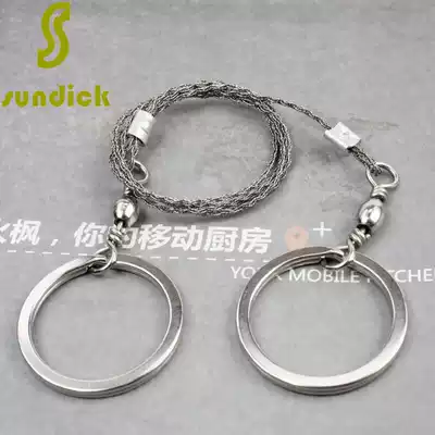 Outdoor first aid survival wire saw Wire wire saw universal saw Wire saw Survival wire saw Camping equipment