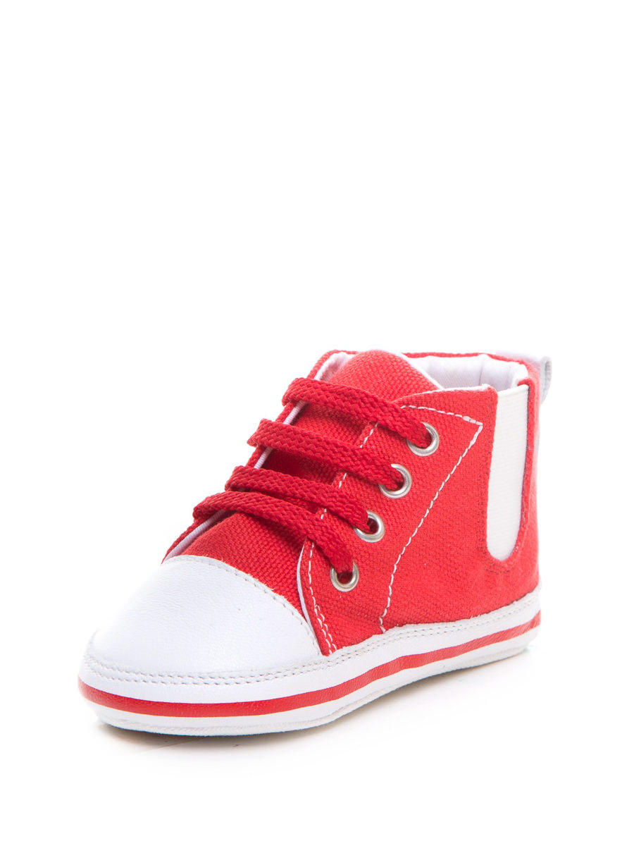 Dolce&Gabbana 红色拼接系带运动鞋