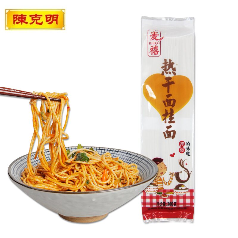 【天猫超市】麦禧 热干面 360g 三人份面条 克明面业出品 方便面