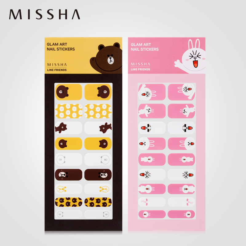 Missha/谜尚谜尚LINE FRIENDS美甲贴 指甲贴