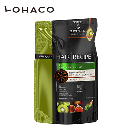 LOHACO HAIR RECIPE 猕猴桃能量丰盈配方护发素 替换装330ml