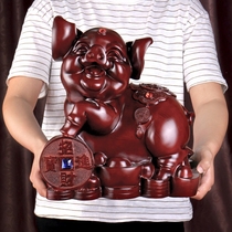Cai Cai fortune pig ornaments large home living room TV cabinet wine cabinet creative shop opening gift storage tank