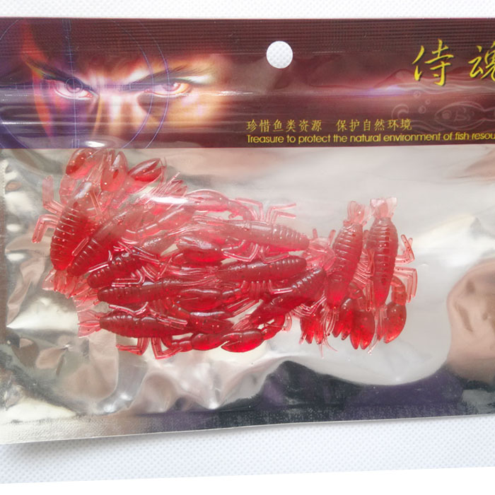 Waiter 5cm 3 5g 10 only Fake Shrimp Soft Shrimp False Bait Road Subbait Soft Bait