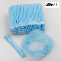 Disposable non-woven strip spring cap Ultra-thin dustproof breathable beauty kitchen electronic factory hat