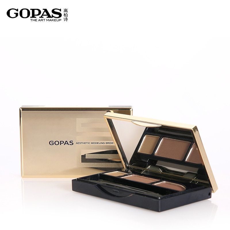 GOPAS/高柏诗彩妆 唯美造型眉粉正品 防水防汗持久立体不脱妆