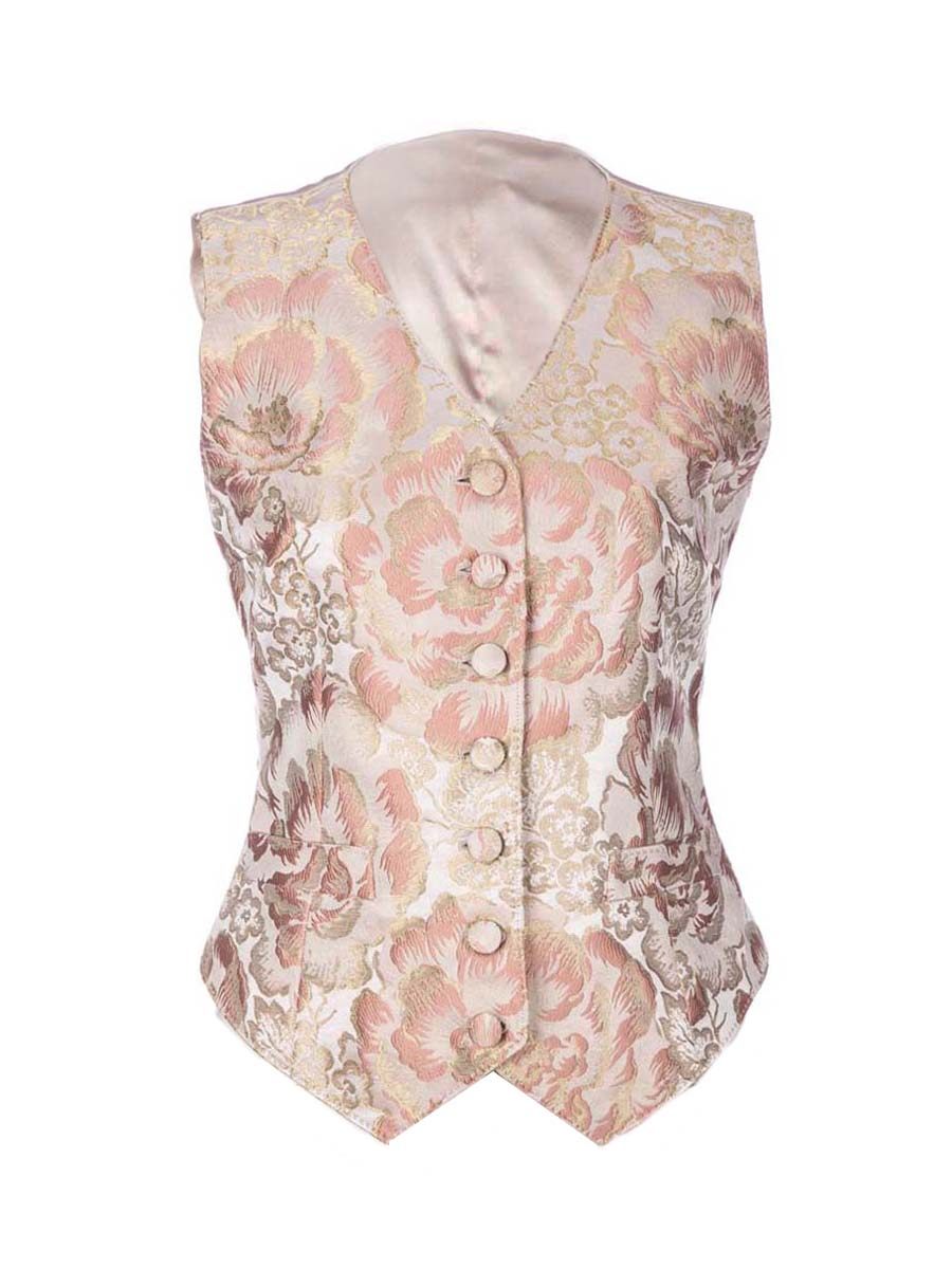 Dolce&Gabbana 粉色印花图案马甲