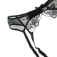 Cô gái nhà đẹp phụ nữ gợi cảm lưới ren thêu garter vui vẻ cám dỗ đen đơn giản kích thước lớn với vớ dây nịt tất quyến rũ cho nữ Nịt Tất