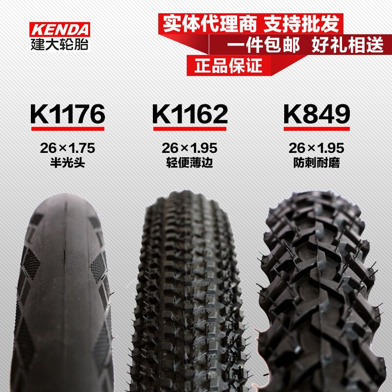 KENDA KENDA mountain bike 26*1 75 1 95 Anti-puncture tire Tire take-out riding accessories
