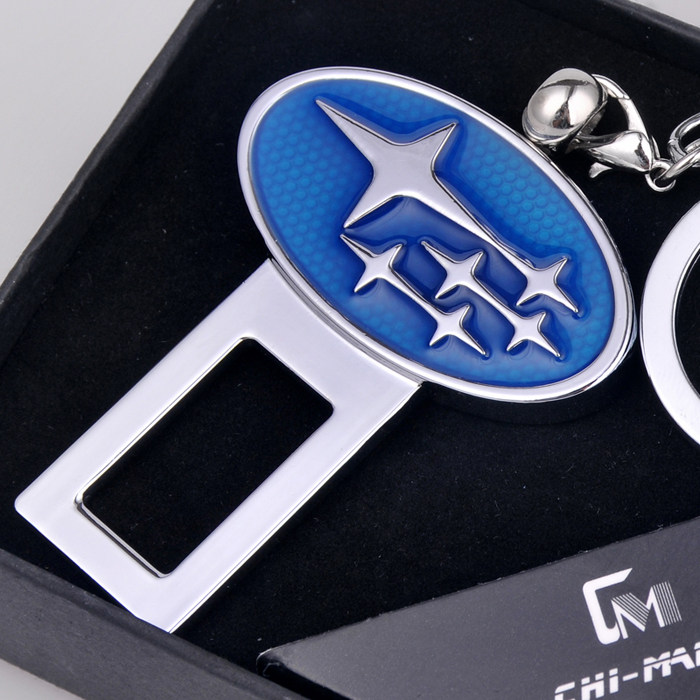 斯巴鲁新傲虎驰鹏森林人汽车安全钥匙卡扣力狮插扣保险带插片插销