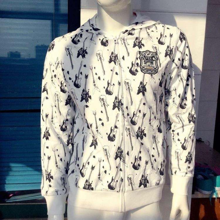 Out of print spot same day delivery LOTTO music road male electric guitar rock cardigan thick cotton TEWDF091-1