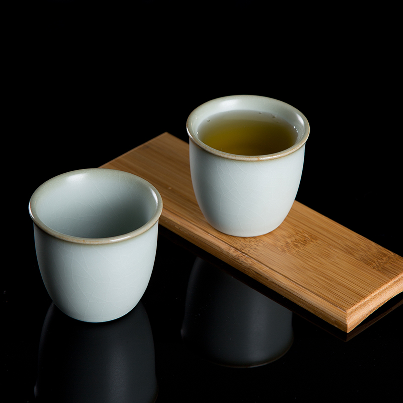 Beautiful home your up kung fu tea cups props violet arenaceous glass ceramic cups sample tea cup bowl is tall
