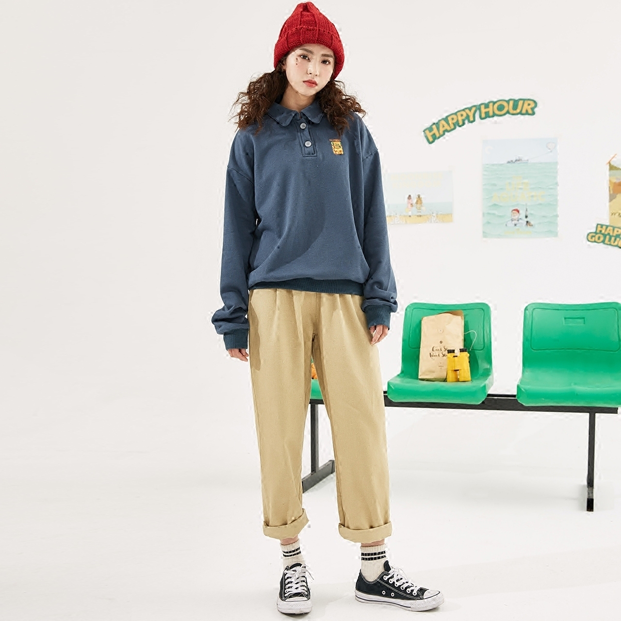 Sweatshirt femme - Ref 3216756 Image 4