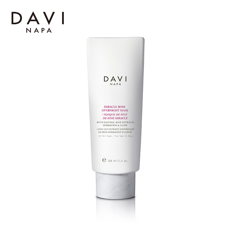 韩国LG正品DAVI/甸伊 奇迹玫瑰睡眠面膜 100ml 水润Q弹提亮