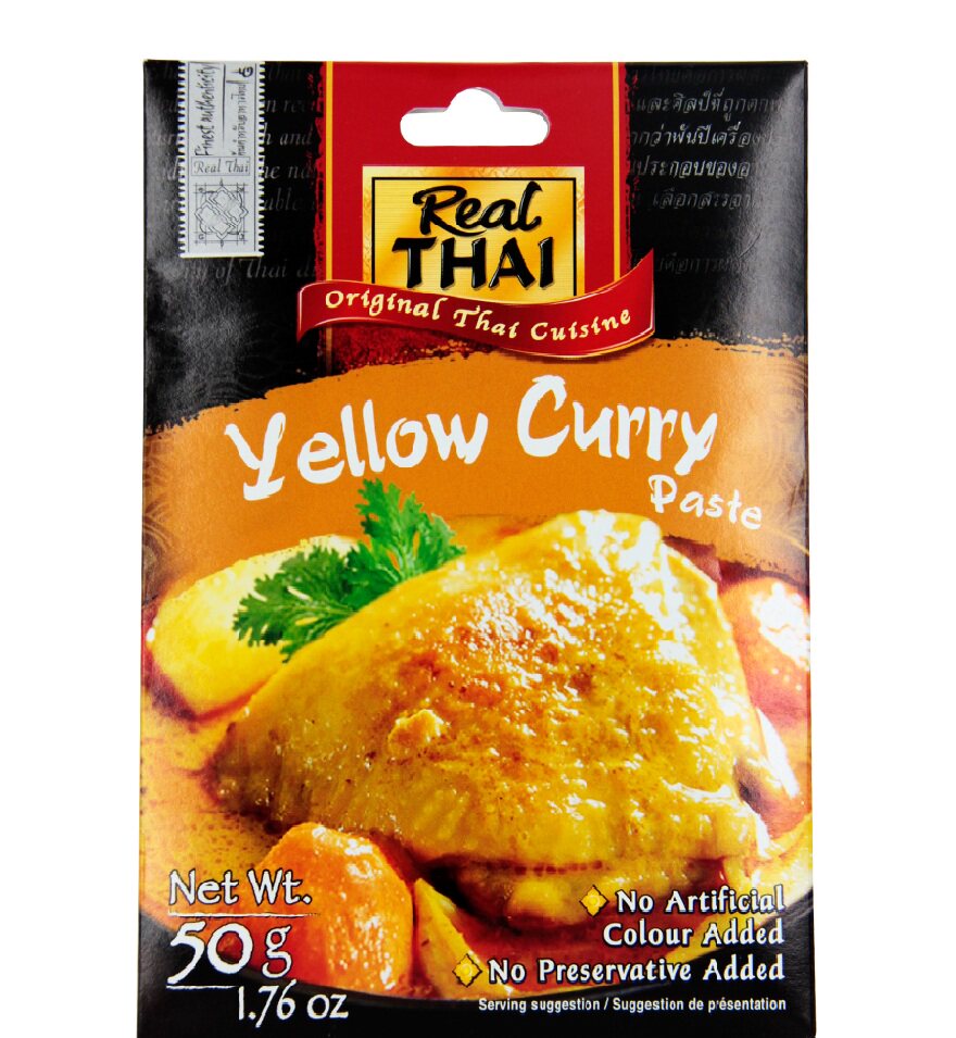 【天猫超市】泰国原装进口 丽尔泰黄咖喱酱 50g/袋