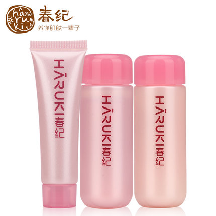 春纪护肤品化妆品套装弹力娇嫩洗面奶女三件套祛痘补水清洁毛孔